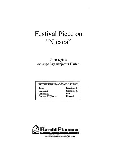 Festival Piece on Nicaea (Stsatz)