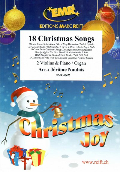 DL: 18 Christmas Songs, 2VlKlav/Org (KlavpaSt)