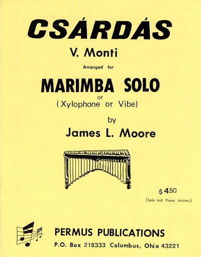V. Monti: Czardas, Marimba [Xylophon/Vibraphon], Klavier