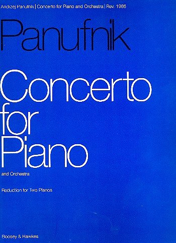 A. Panufnik: Concerto, KlavOrch (KA)