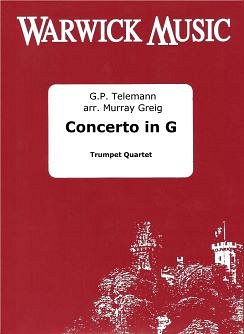 G.P. Telemann: Concerto in G, 4Trp (Pa+St)