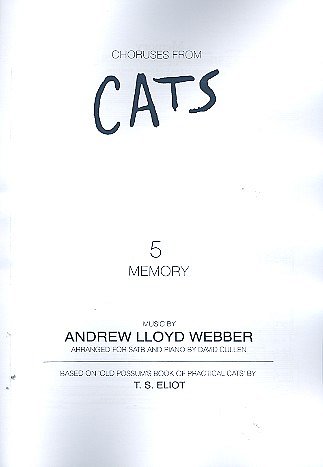 A. Lloyd Webber: Memory, GchKlav (Chpa)
