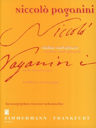 N. Paganini: Six Sonatas op. 2