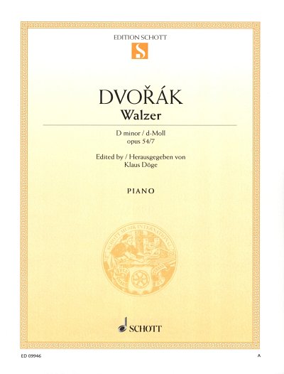 A. Dvo_ák: Walzer d-Moll op. 54/7 , Klav