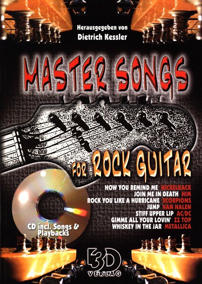 D. Kessler: Master Songs for Rockguitar, Git (Tab+CD)