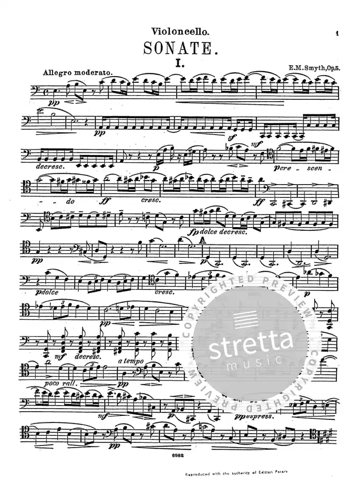 E.M. Smyth: Sonate a-Moll op. 5, VcKlav (KlavpaSt) (3)