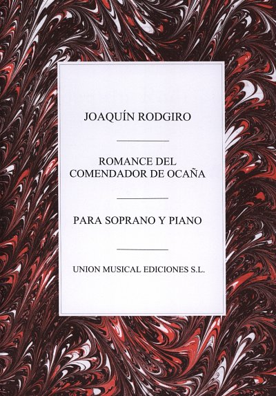 J. Rodrigo: Romance Del Comendador De Ocana, GesKlav