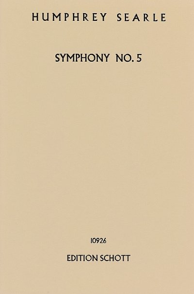 S. Humphrey: Symphony Nr. 5 op. 43 , Orch (Stp)
