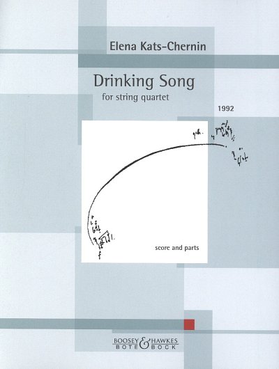 E. Kats-Chernin: Drinking Song, 4Str (Pa+St)