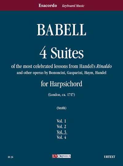 W. Babell: 4 Suites - Vol. 3, Cemb