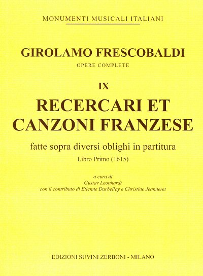 G. Frescobaldi: Recercari et canzoni franzese, Cemb/Org (2N)