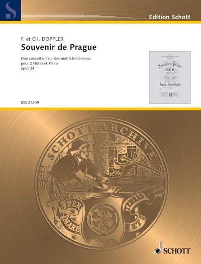 D.C./.D.A. Franz: Souvenir de Prague op. 24 , 2FlKlav