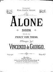 Vincenzo de Giorgio, Percy von Trena: Alone