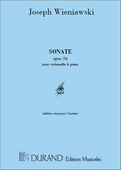 H. Wieniawski: Sonate Op 26 Vc-Piano  (Part.)