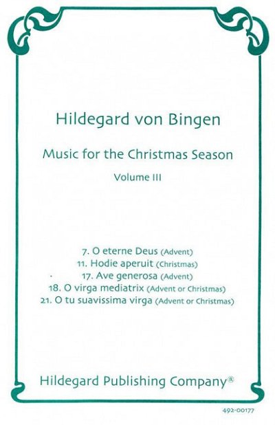 Bingen, Hildegard von: Music for the Christmas Season Vol. 3
