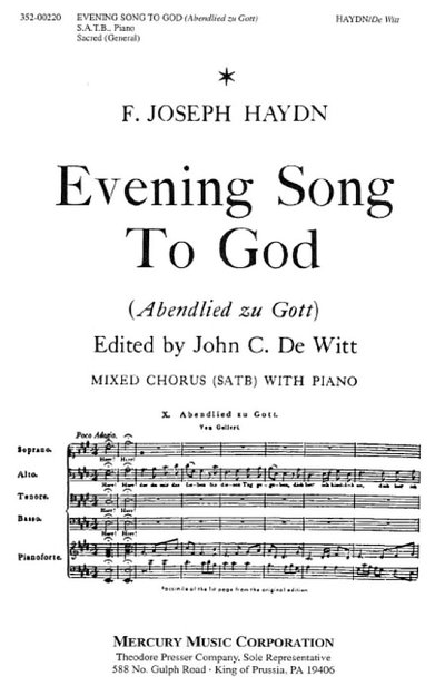 H.F. Joseph: Evening Song To God (Abendlied Zu Gott) (Chpa)