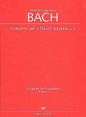 W.F. Bach: Floetenkonzert in D Fk 15c (BR WFB C 15) / Partit
