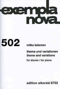 M. Kelemen: Thema Und Variationen Exempla Nova 502