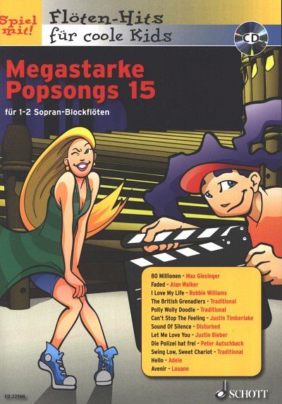 U. Bye: Megastarke Popsongs 15, 1-2Sbfl (Sppa+CD)