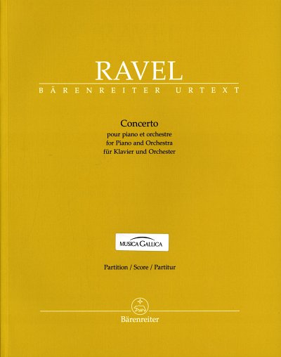 M. Ravel: Concerto, KlavOrch (Part)