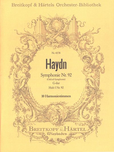 J. Haydn: Sinfonie 92 G-Dur Hob 1/92 (Oxford)