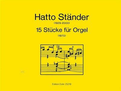 H. Ständer: 15 Orgelstücke, Org (Part.)