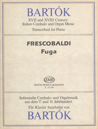 G. Frescobaldi: Fuga in sol minore, Klav