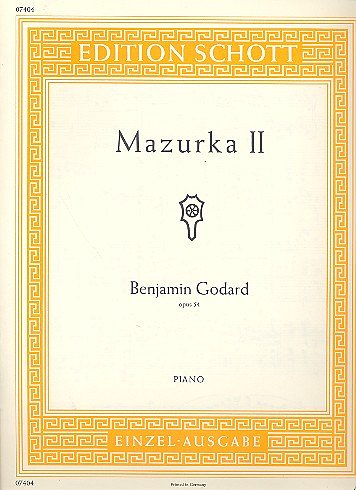 B. Godard: Mazurka II B-Dur op. 54 , Klav