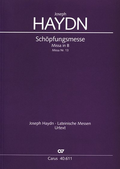 J. Haydn: Missa solemnis in B, SolGChOrch (Part.)