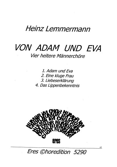 AQ: H. Lemmermann: Von Adam Und Eva - Chorzyklus (B-Ware)