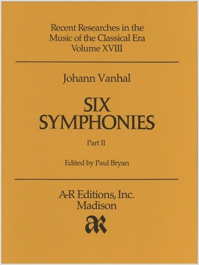 J.B. Vanhal: Six Symphonies 2, Sinfo (Part)