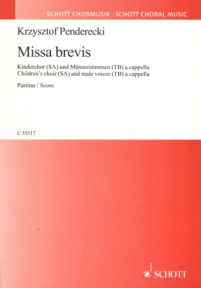 AQ: K. Penderecki: Missa brevis , GCh4 (Chpa) (B-Ware)