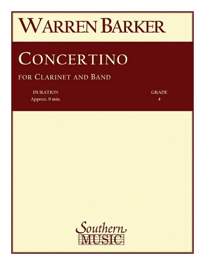 W. Barker: Concertino, Blaso (Pa+St)