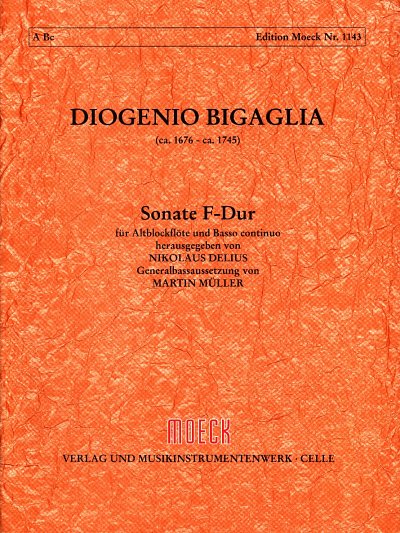 Bigaglia Diogenio: Sonate F-Dur