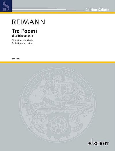 DL: A. Reimann: Tre Poemi di Michelangelo, GesBr/AlKlav