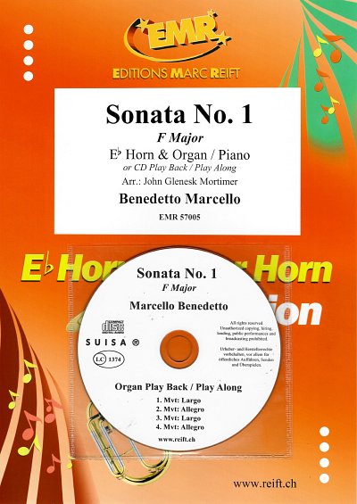 B. Marcello: Sonata No. 1, HrnKlav/Org (+CD)