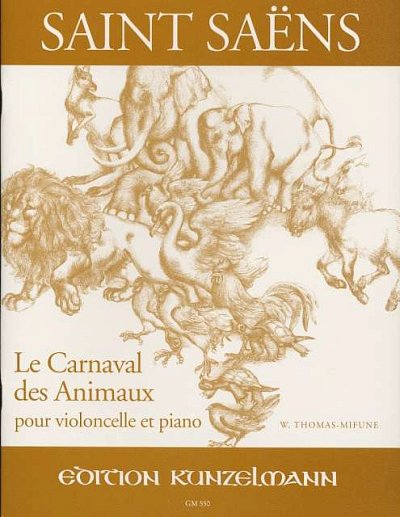 C. Saint-Saëns: Le carnaval des animaux, VcKlav (KlavpaSt)
