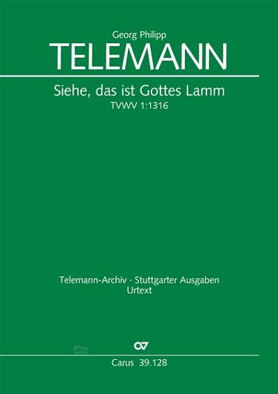 DL: G.P. Telemann: Siehe, das ist Gottes Lamm (II) TVWV  (Pa