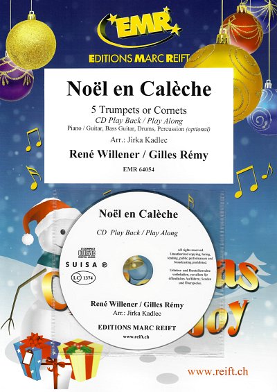 R. Willener: Noël en Calèche, 5Trp/Kor (+CD)