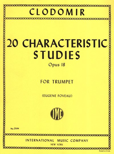Studi Caratteristici (20) Op.18 (Foveau)