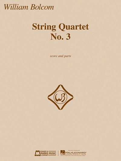 W. Bolcom: String Quartet No. 3 - Score And, 2VlVaVc (Pa+St)