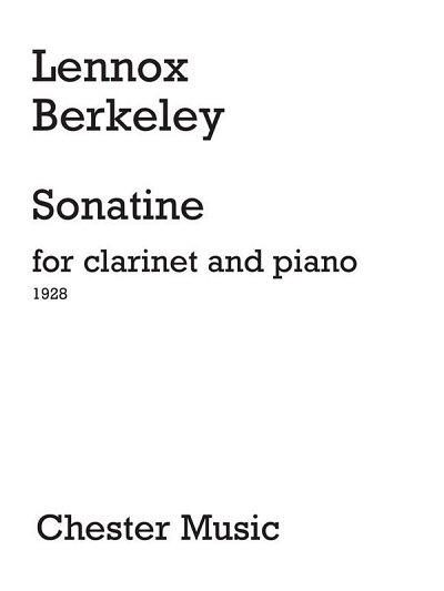 L. Berkeley: Sonatine, KlarKlv (KlavpaSt)