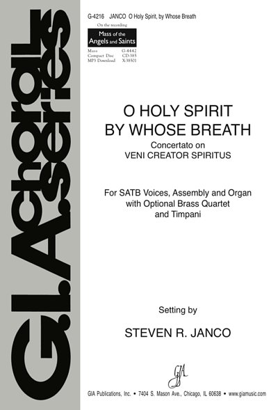 O Holy Spirit, by Whose Breath, Gch;Klav (Chpa)