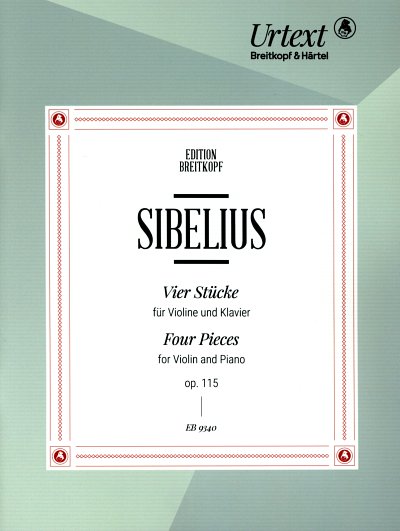 J. Sibelius: Vier Stücke op. 115, VlKlav (KlavpaSt)