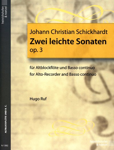 J.C. Schickhardt: 2 Leichte Sonaten Op 3