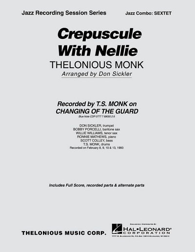 T. Monk: Crepuscule with Nellie (Pa+St)