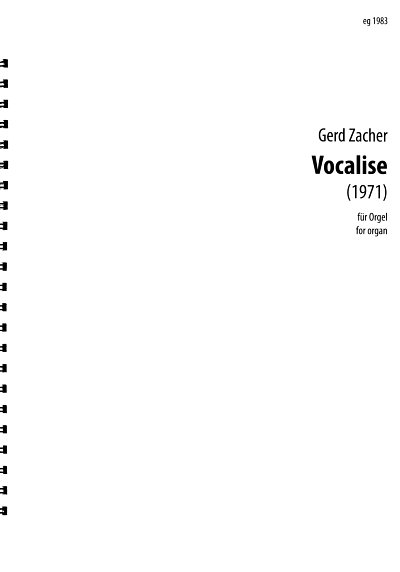 G. Zacher: Vocalise, Org (Spiral)