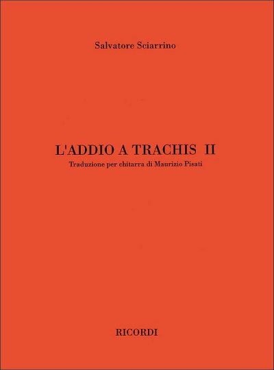 S. Sciarrino y otros.: L'Addio A Trachis II