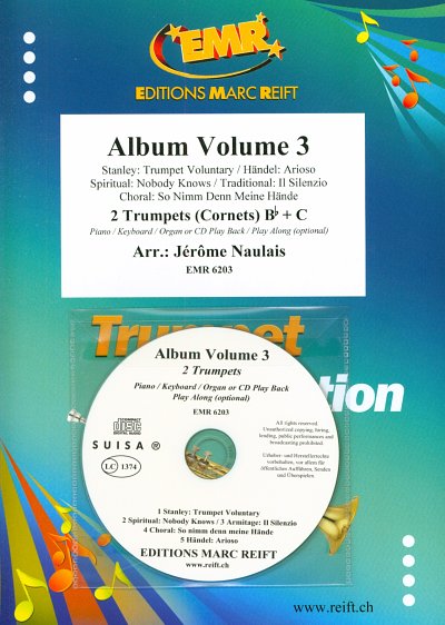 J. Naulais: Album Volume 3, 2Trp (+CD)