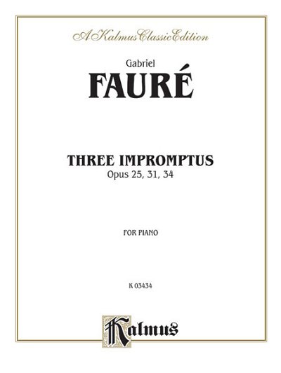 Three Impromptus, Klav